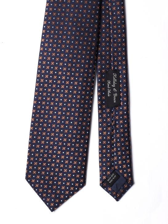 Holliday u0026 Brown Cravatta Holliday & Brown Jacquard Blu Prezzo di fabbrica