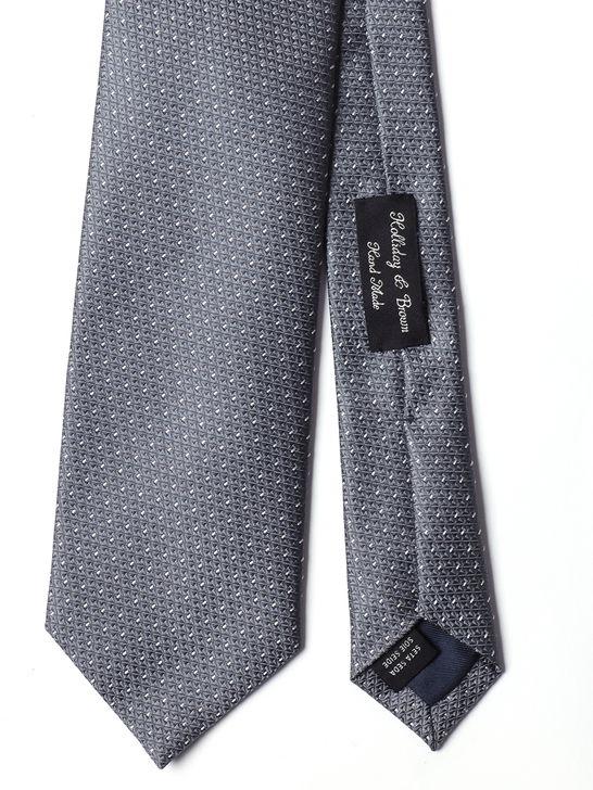 Holliday u0026 Brown Cravatta Holliday & Brown Jacquard Grigio Lightning offer