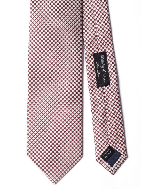 Holliday u0026 Brown Cravatta Holliday & Brown Jacquard Marrone ACQUISTA ORA