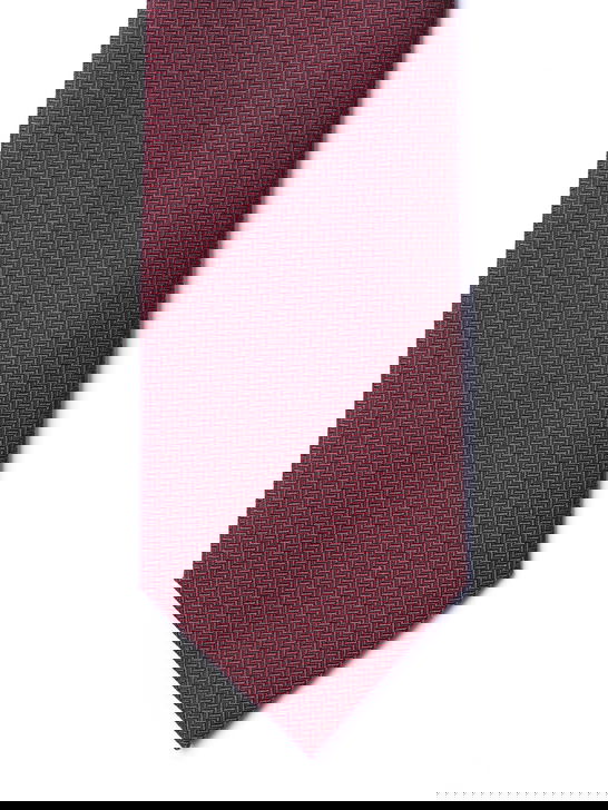 Holliday u0026 Brown Cravatta Holliday & Brown Jacquard Bordeaux Promozione temporanea
