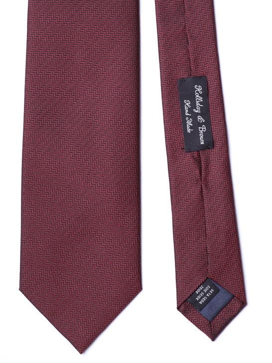 Holliday u0026 Brown Cravatta Holliday & Brown Jacquard Bordeaux Promozione temporanea