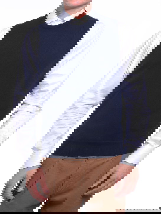 Filippo De Laurentiis Gilet Filippo De Laurentiis Blu Vendita Calda