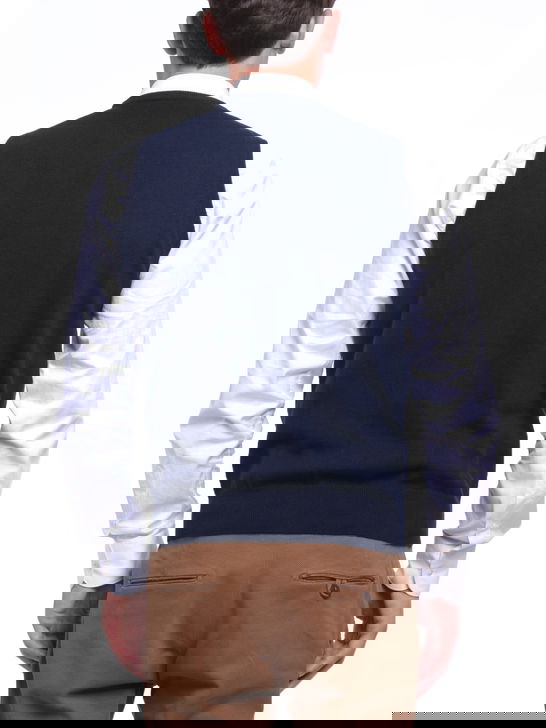 Filippo De Laurentiis Gilet Filippo De Laurentiis Blu Vendita Calda
