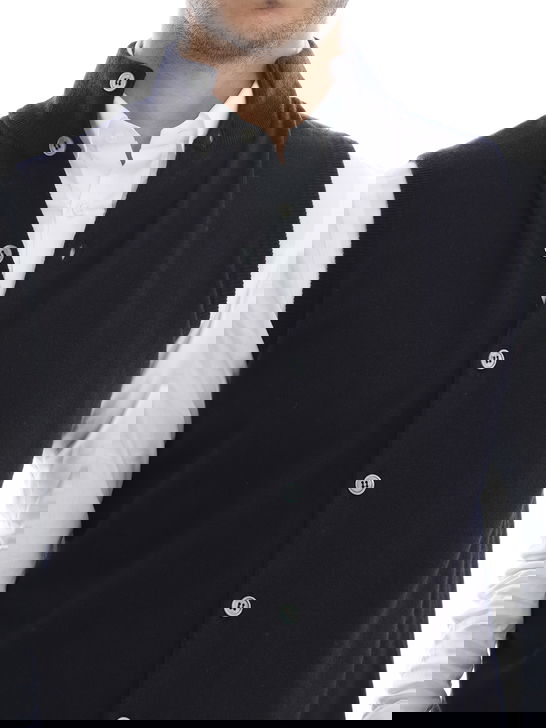 Filippo De Laurentiis Gilet Filippo De Laurentiis Blu Vendita Economica