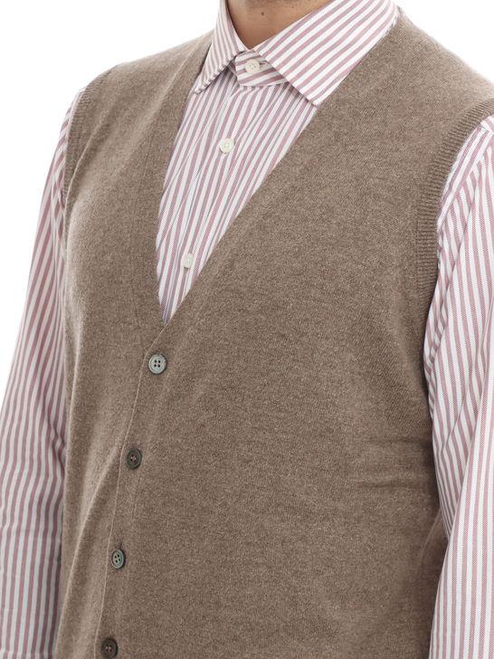 Filippo De Laurentiis Gilet Filippo De Laurentiis Beige Vendite Flash