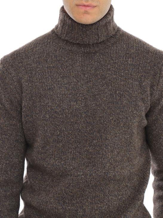 Filippo De Laurentiis Maglia Filippo De Laurentiis Dolcevita Yak Marrone Negozio