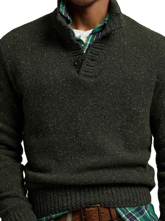 Polo Ralph Lauren Maglia Polo Ralph Lauren Speckled Verde Ritorno libero