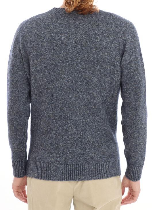 Kangra Maglia Kangra Moulinè Blu Only for today