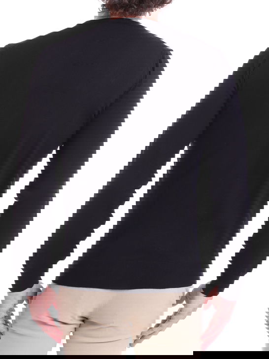 Kangra Maglia Kangra Merinos Nero Sostegno trimestrale