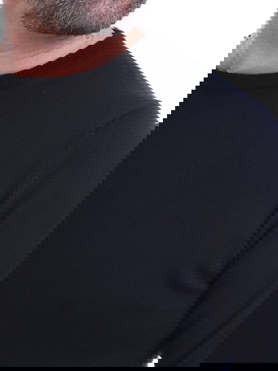 Kangra Maglia Kangra Merinos Nero Sostegno trimestrale