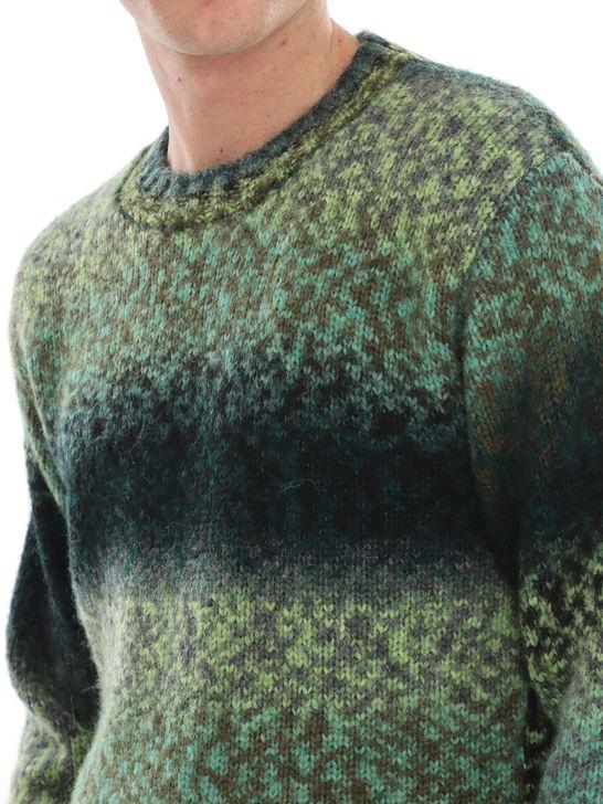 Kangra Maglia Kangra Lana-Alpaca Verde Super sconto