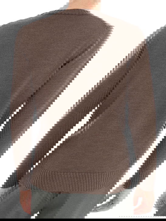 Kangra Maglia Kangra Girocollo Marrone Limitato a 3 giorni