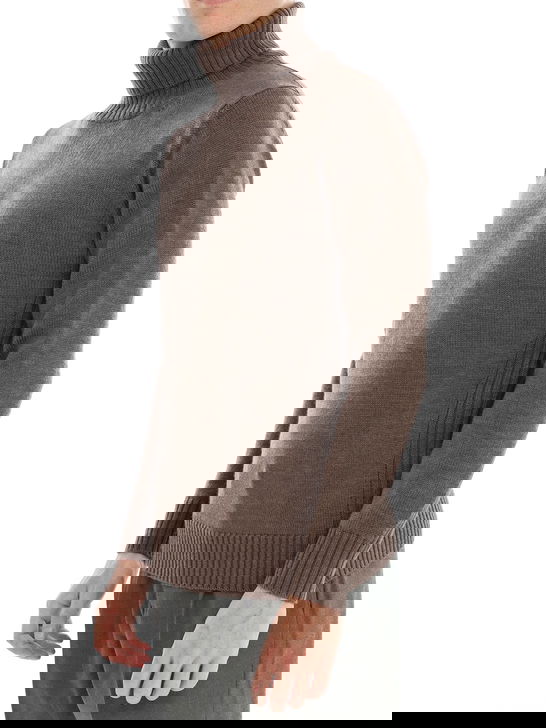 Kangra Maglia Kangra Dolcevita Marrone Consegna Veloce