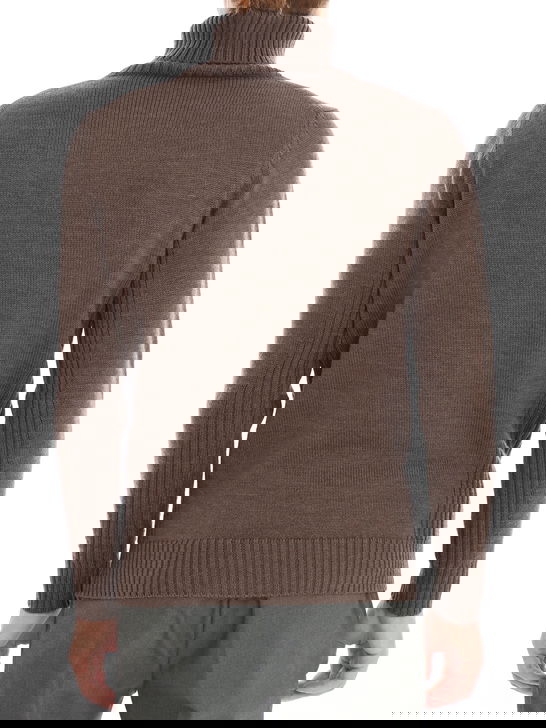 Kangra Maglia Kangra Dolcevita Marrone Consegna Veloce