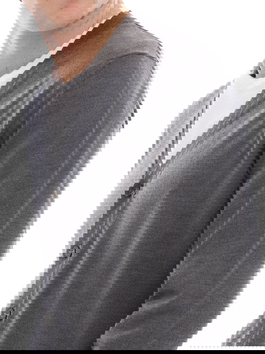 Kangra Cardigan Kangra Merinos Grigio Novità