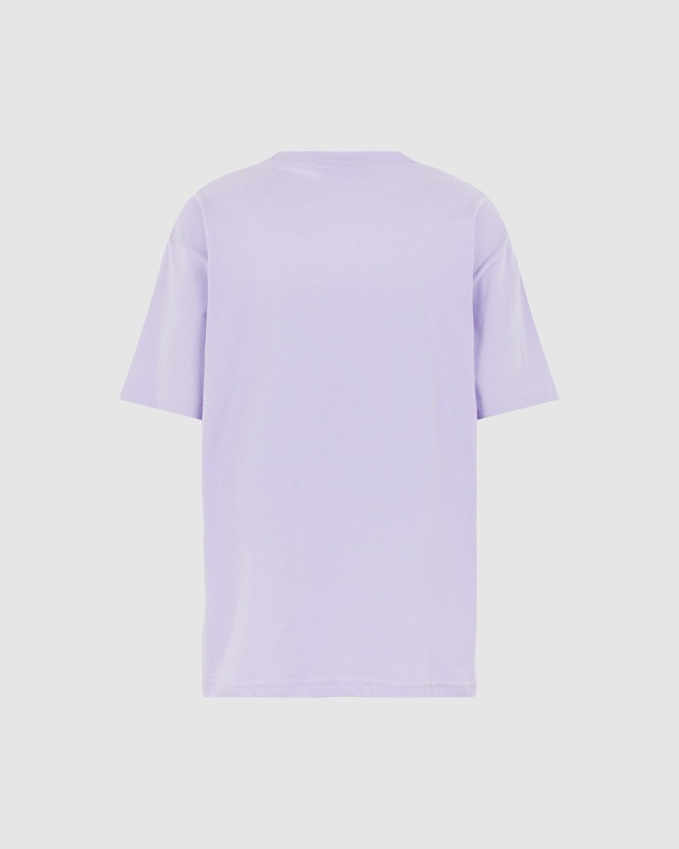 Vision Of Super LILAC T-SHIRT WITH EMBROIDERED FLAMING HEART Vendite Flash
