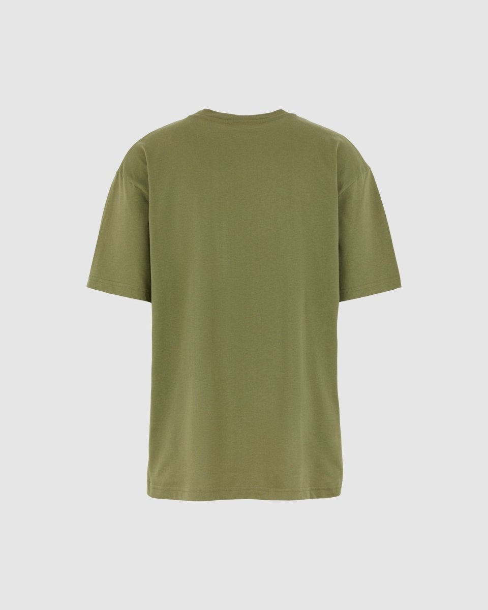 Vision Of Super GREEN T-SHIRT WITH EMBROIDERED FLAMING HEART In Saldo