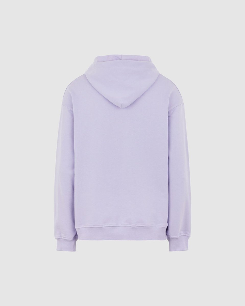 Vision Of Super LILAC HOODIE WITH EMBROIDERED FLAMING HEART Italy