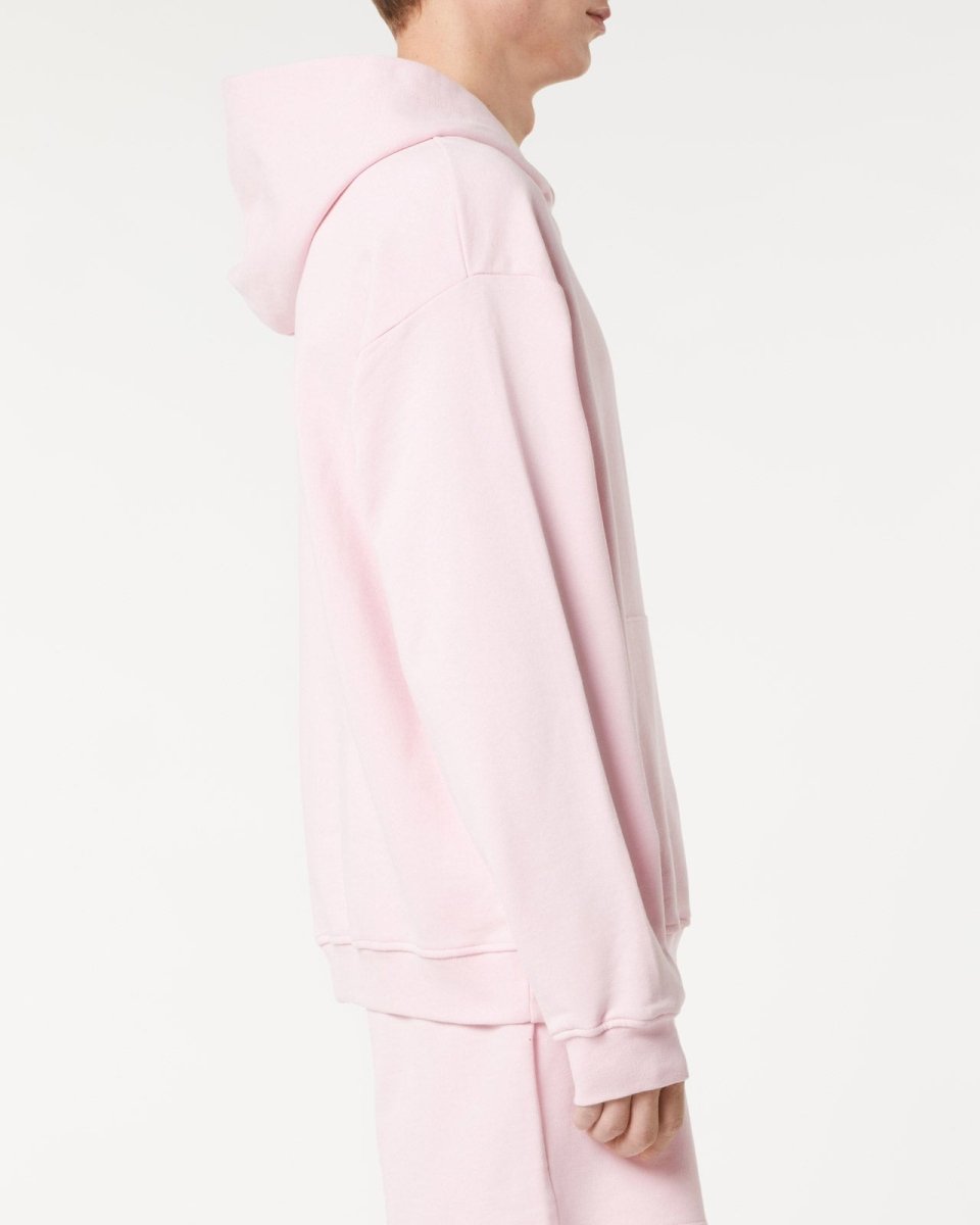 Vision Of Super PINK HOODIE WITH EMBROIDERED FLAMING HEART Italia