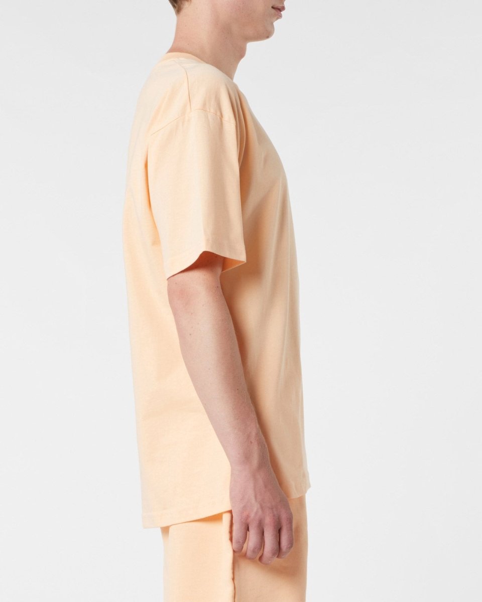 Vision Of Super PEACH T-SHIRT WITH EMBROIDERED FLAMING HEART Consegna Veloce