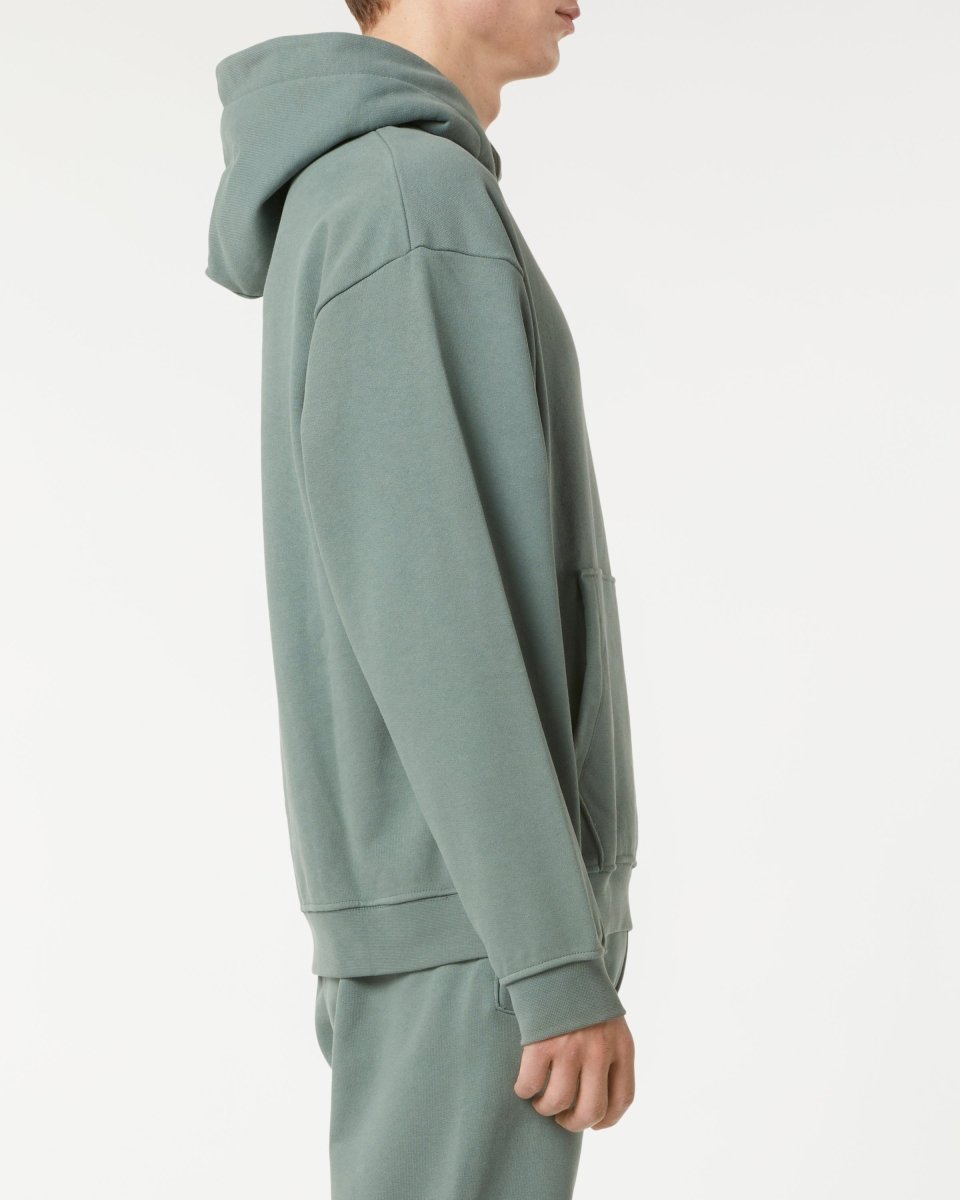 Vision Of Super BALSAM GREEN HOODIE WITH EMBROIDERED FLAMING HEART 2025