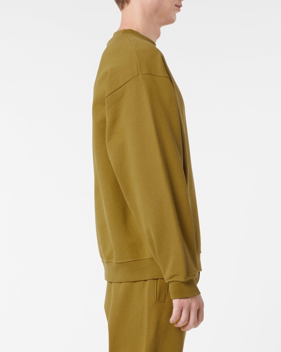 Vision Of Super PLANTATION CREWNECK WITH EMBROIDERED FLAMING HEART Qualità