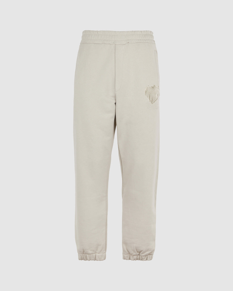 Vision Of Super LONDON FOG PANTS WITH EMBROIDERED FLAMING HEART Sconto