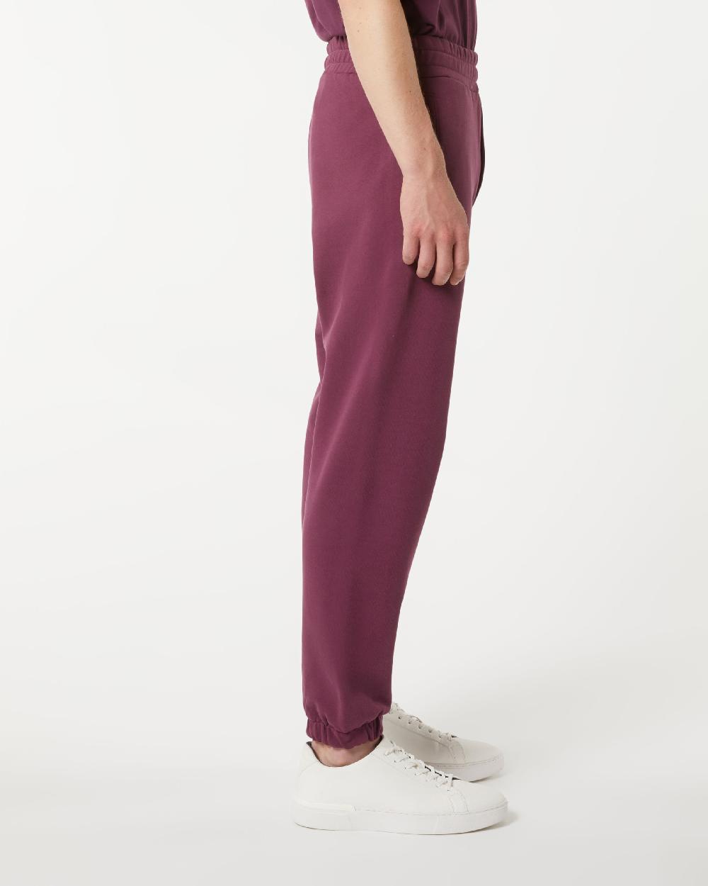 Vision Of Super GRAPE WINE PANTS WITH EMBROIDERED FLAMING HEART Economico
