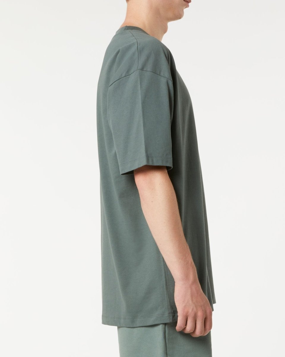 Vision Of Super BALSAM GREEN T-SHIRT WITH EMBROIDERED FLAMING HEART Soddisfazione Garantita