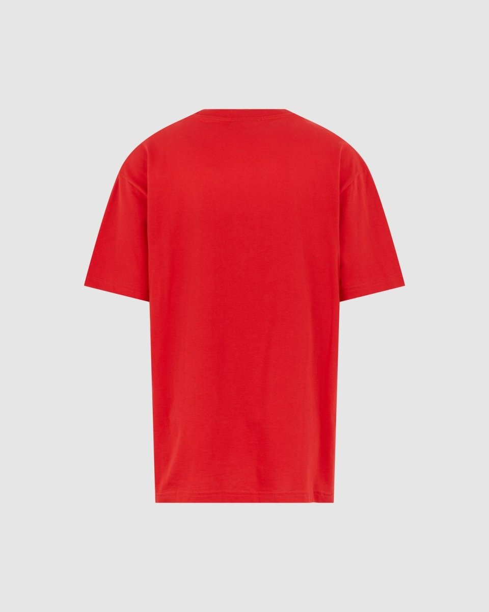 Vision Of Super RED T-SHIRT WITH EMBROIDERED FLAMING HEART Negozi Online