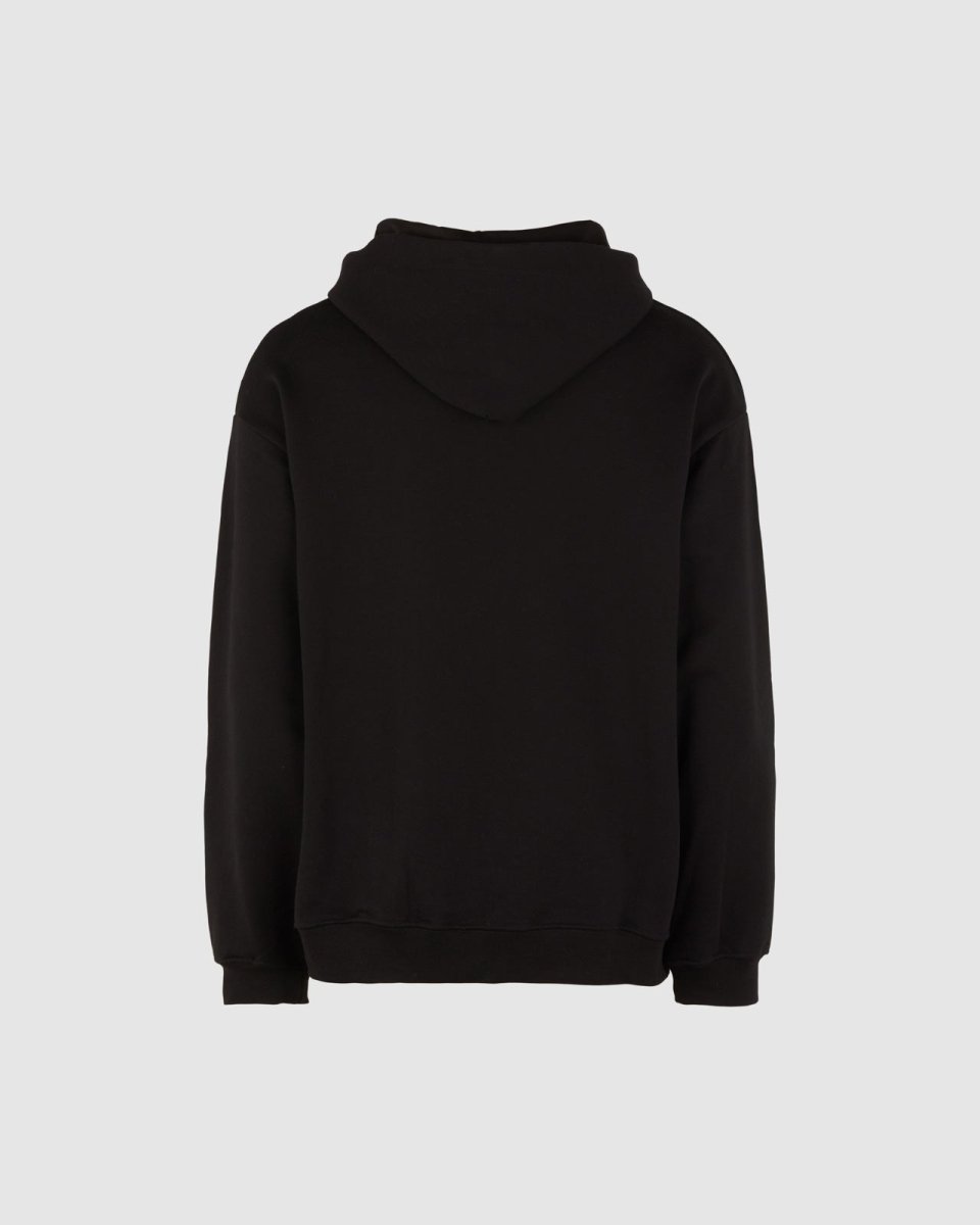 Vision Of Super BLACK HOODIE WITH EMBROIDERED FLAMING HEART Outlet