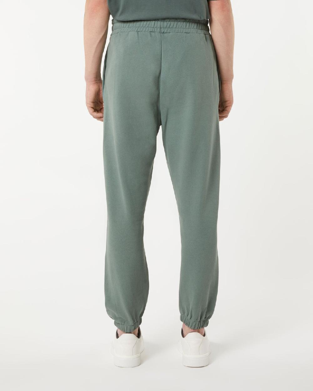 Vision Of Super BALSAM GREEN PANTS WITH EMBROIDERED FLAMING HEART Italia