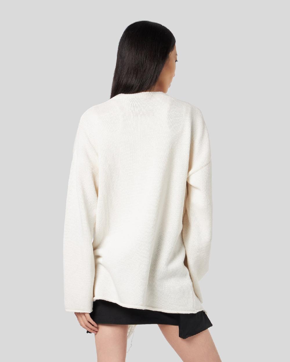 Vision Of Super SAND CARDIGAN WITH PRINTED TRIBAL FLAMES Fino Al -60%