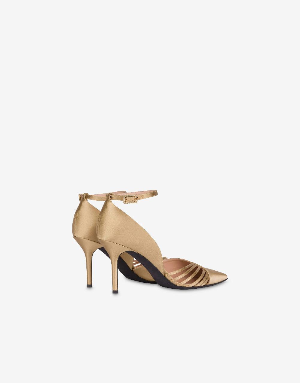 Alberta Ferretti Décolleté in raso Evening Qualità