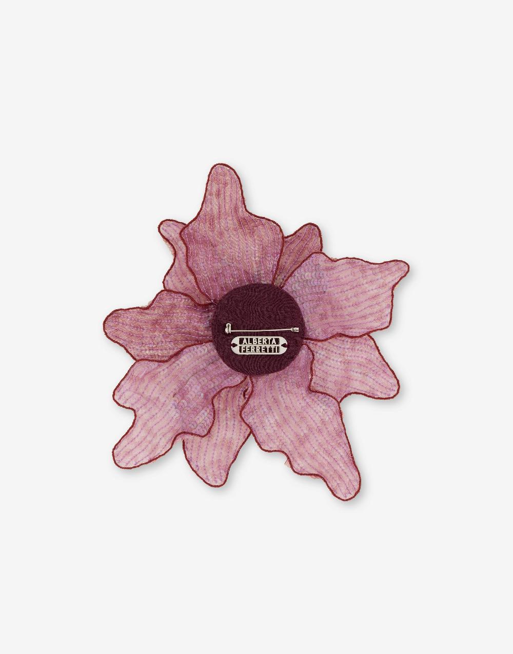 Alberta Ferretti Spilla bijoux a fiore Dripping Rose Promozione Limitata