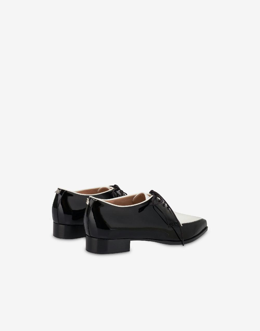 Alberta Ferretti Derby in vernice bicolore Shopping Online