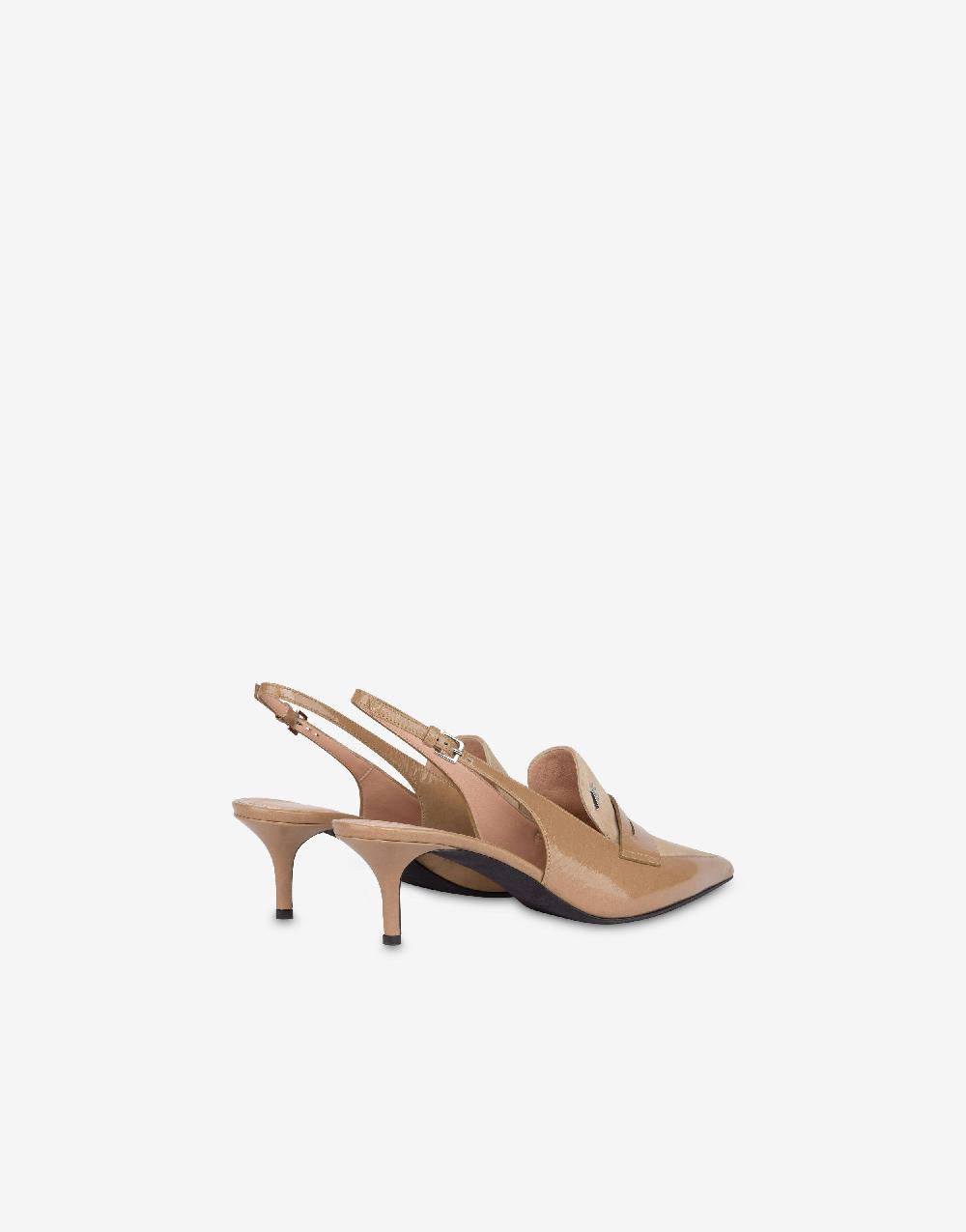 Alberta Ferretti Slingback in vitello e camoscio Penny Prezzo Ridotto