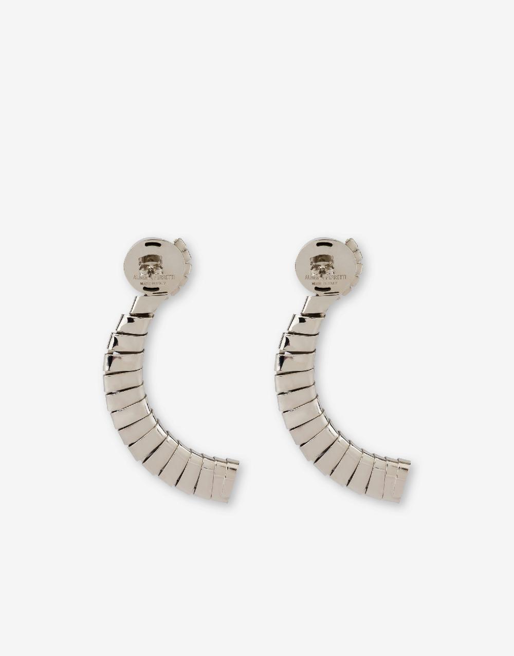 Alberta Ferretti Orecchini in metallo argento Convenienza