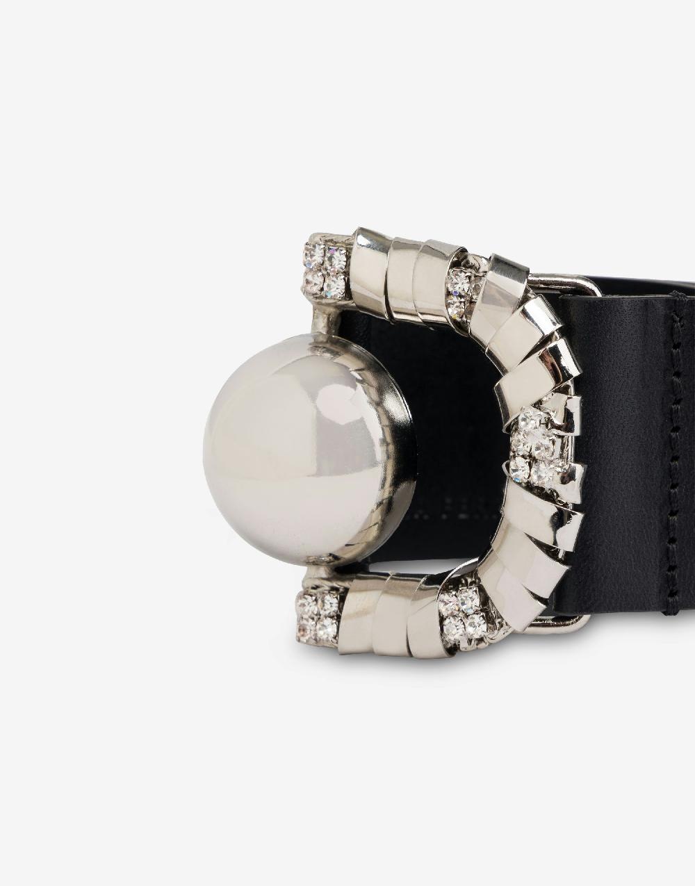 Alberta Ferretti Bracciale in vitello e metallo argento Online
