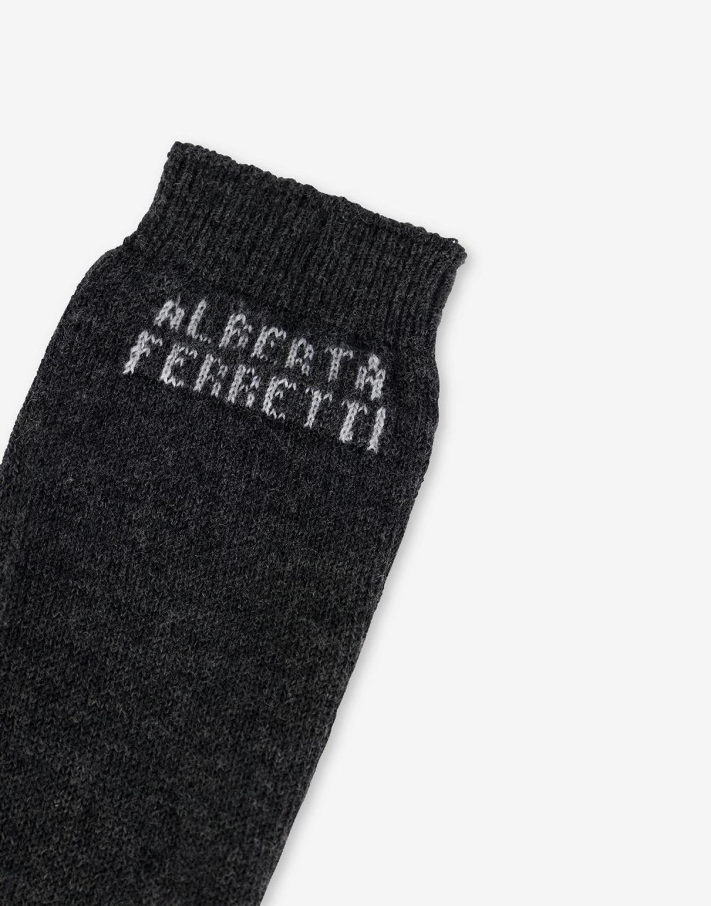 Alberta Ferretti Calze in lana e seta Vendite Flash