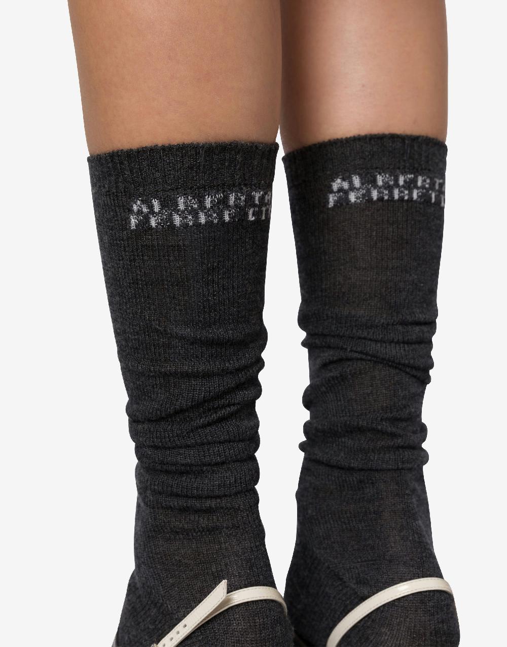 Alberta Ferretti Calze in lana e seta Vendite Flash