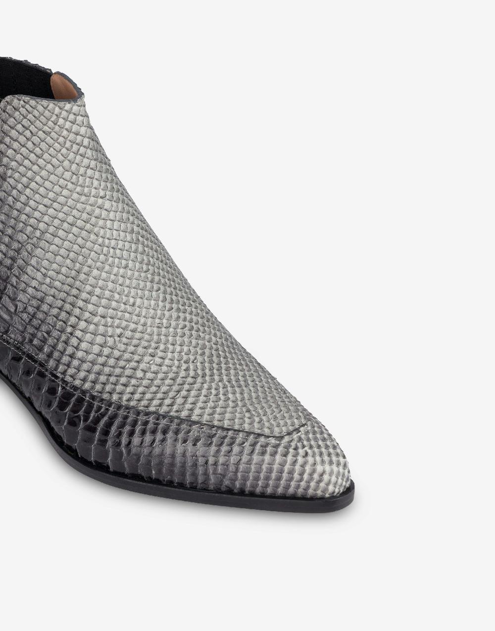 Alberta Ferretti Beatles in vitello stampa pitone bicolor degradé Negozio