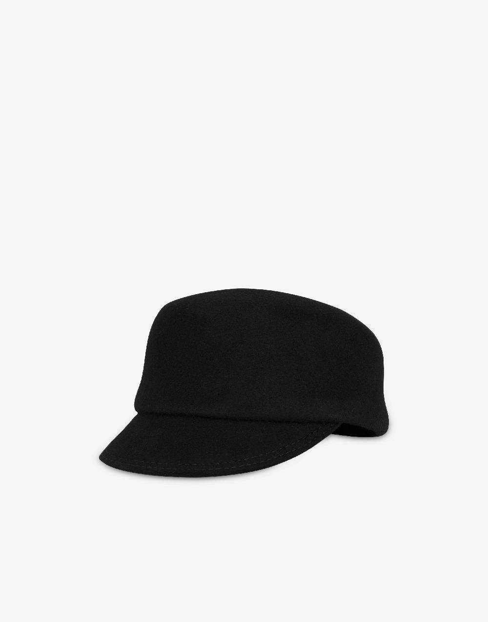 Alberta Ferretti Cappello in panno di lana Italy