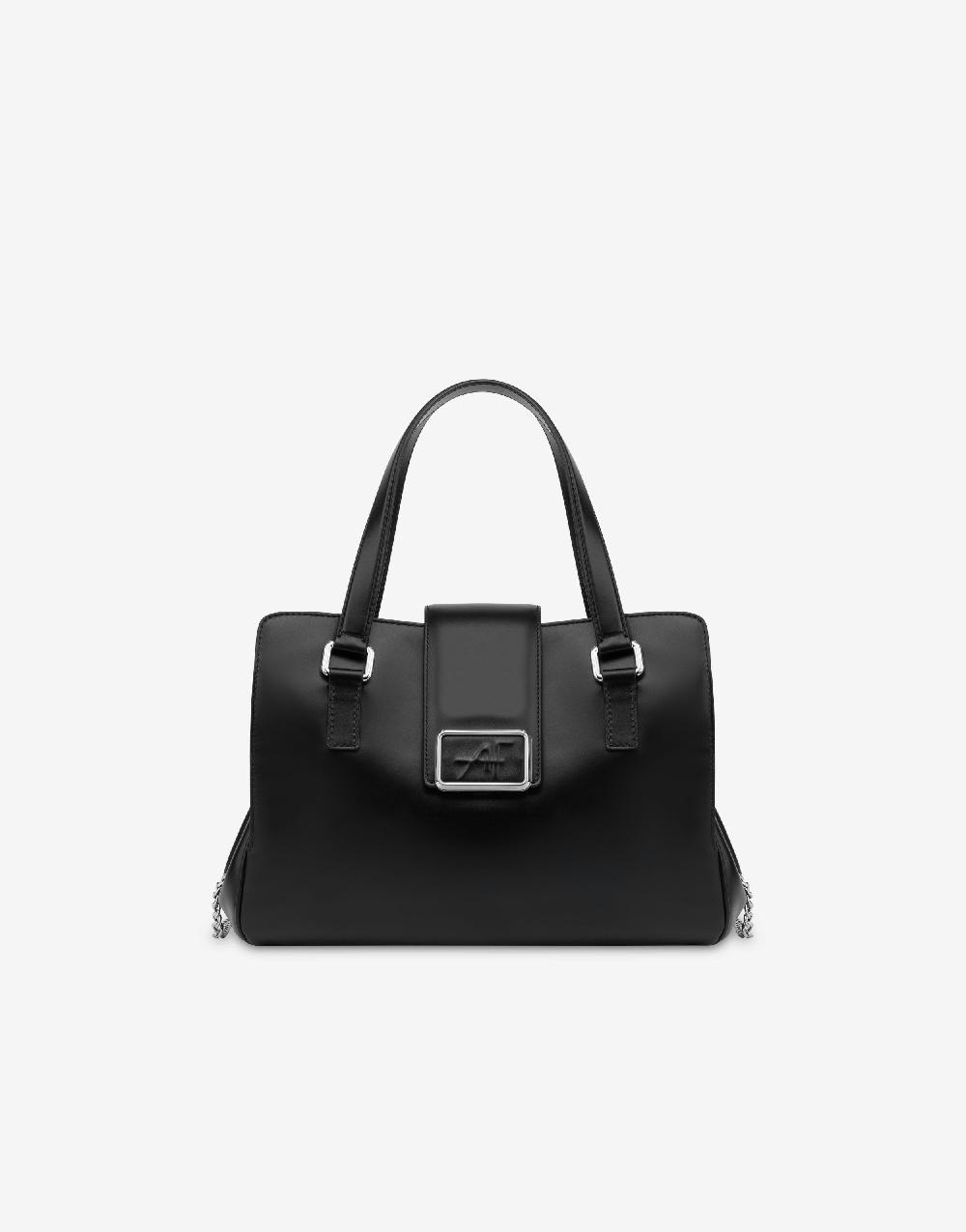 Alberta Ferretti Borsa doppio manico in vitello Allure Negozi Online