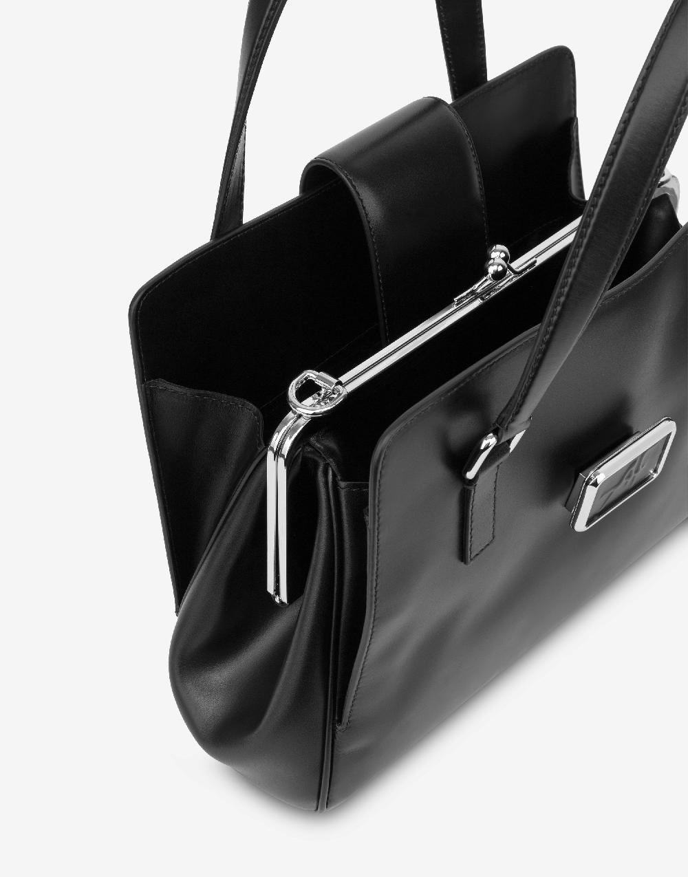 Alberta Ferretti Borsa doppio manico in vitello Allure Negozi Online