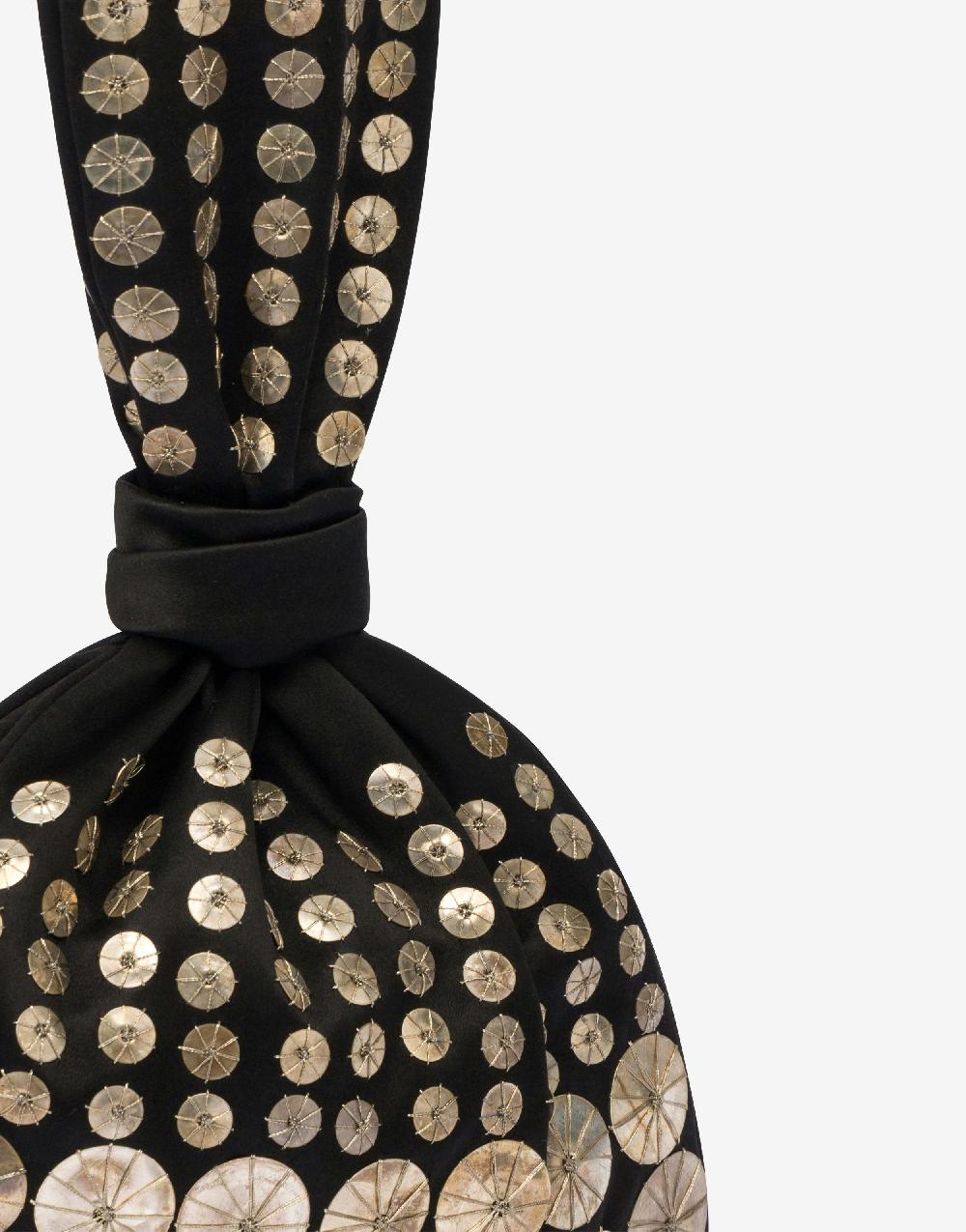 Alberta Ferretti Bucket bag in raso con ricamo Acquista Ora
