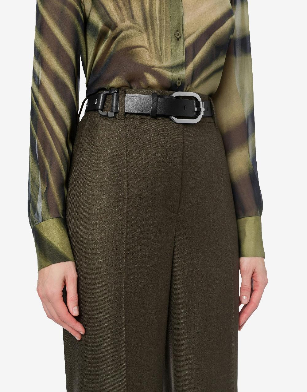 Alberta Ferretti Cintura in cuoio con borchie Hotsell
