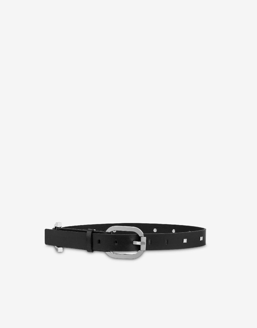 Alberta Ferretti Cintura in cuoio con borchie Hotsell