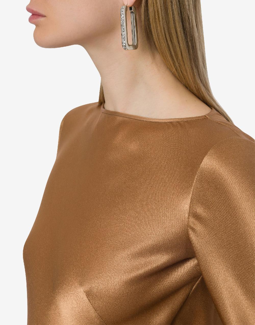 Alberta Ferretti Orecchini in metallo con strass Saldi Di Fabbrica