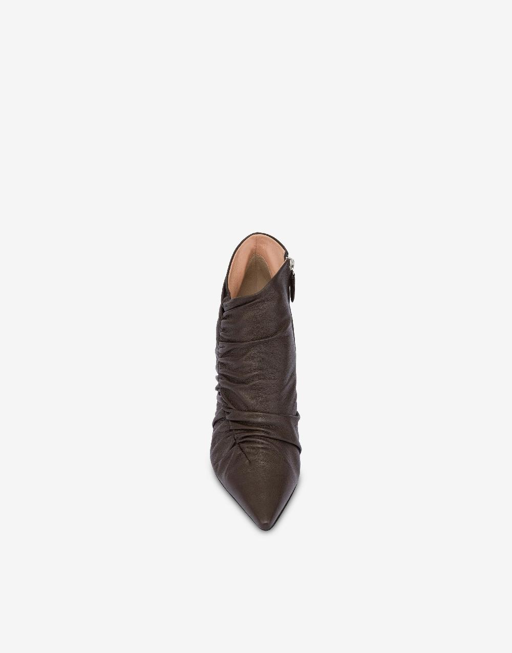Alberta Ferretti Stivaletti in nappa Folding Negozio